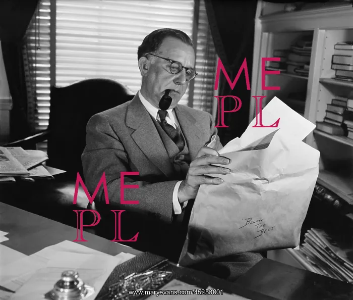 : FDR's Press Secretary with below the belt letters : FDR's Press Secretary with below the belt letters