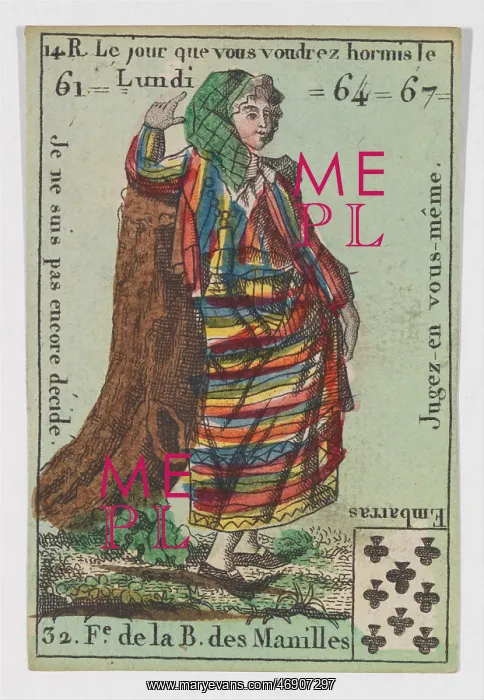 : F.e de la B. des Manilles from Playing Cards (for : F.e de la B. des Manilles from Playing Cards (for