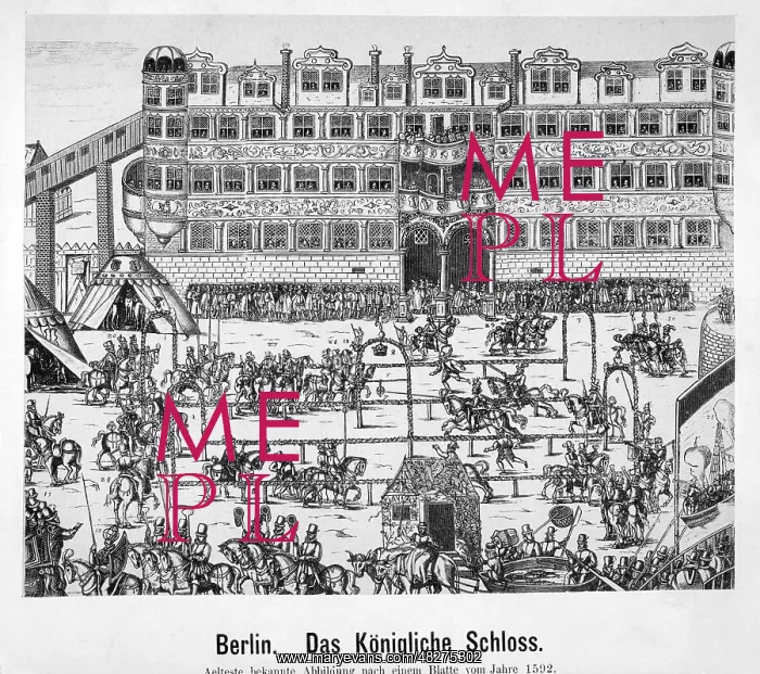 : Feast in front of the Berlin Palace, 1592 : Feast in front of the Berlin Palace, 1592