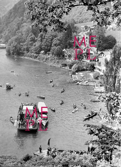 : The feast of Corpus Christi. Procession on the lake : The feast of Corpus Christi. Procession on the lake