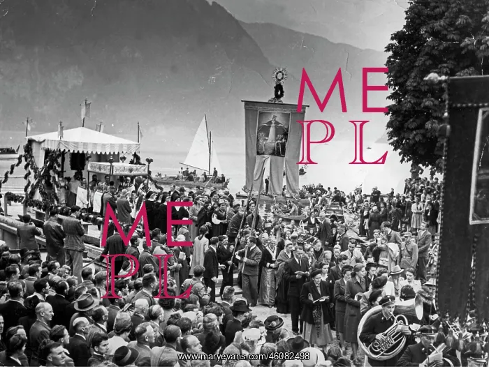 : Feast of Corpus Christi at the Traunsee. Upper Austria : Feast of Corpus Christi at the Traunsee. Upper Austria