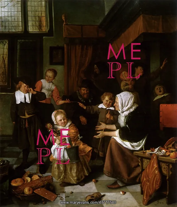  : Feast of Saint Nicholas, by Jan Steen