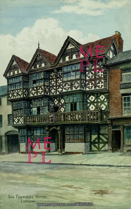 : The Feathers Hotel, Ludlow, Shropshire : The Feathers Hotel, Ludlow, Shropshire