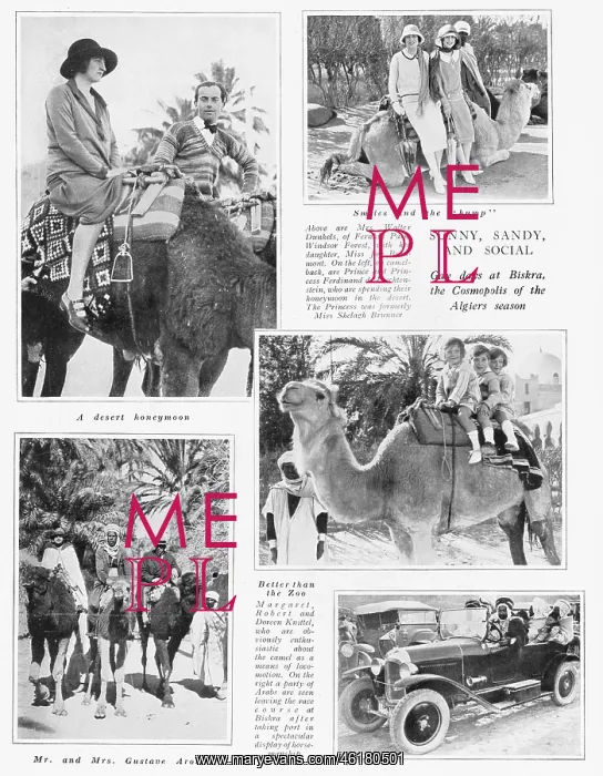: A feature about the delights of Biskra, Algeria, 1925 : A feature about the delights of Biskra, Algeria, 1925