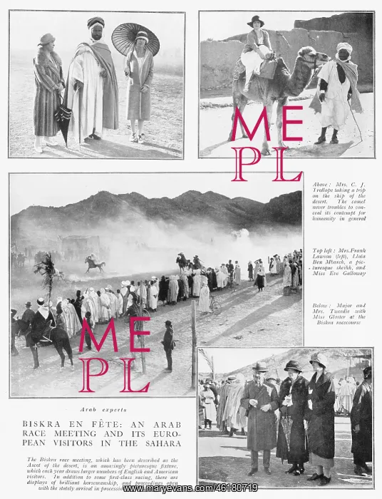 : A feature about the delights of Biskra, Algeria, 1925 : A feature about the delights of Biskra, Algeria, 1925