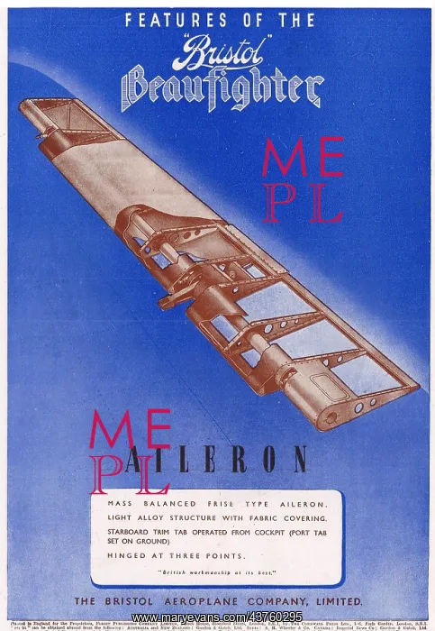 : Features Of The Bristol Beaufighter: Ailerons : Features Of The Bristol Beaufighter: Ailerons