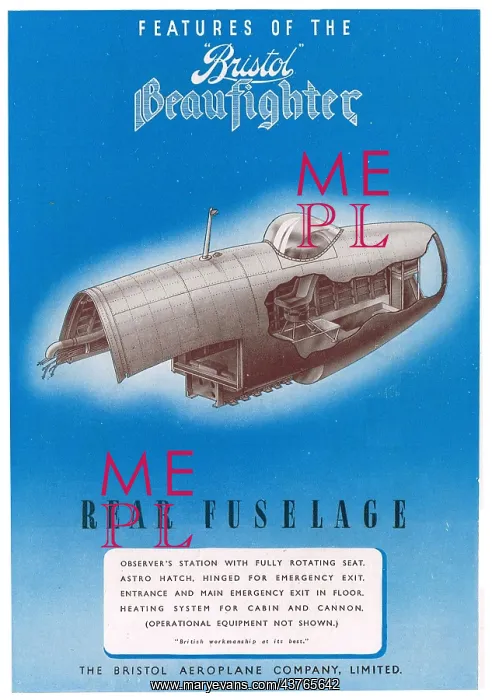 : Features Of The Bristol Beaufighter: Rear Fuselage : Features Of The Bristol Beaufighter: Rear Fuselage