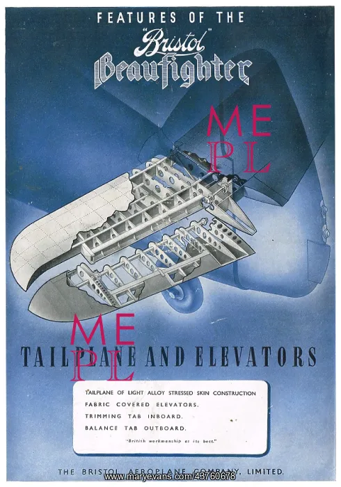  : Features Of The Bristol Beaufighter: Tailplane & Elevators