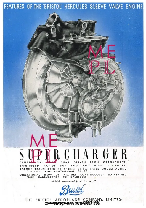  : Features Of The Bristol Hercules: Supercharger