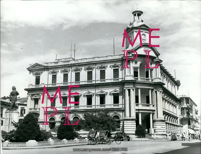 : China. Feb. 26 The Macao Post Office. It stands in the main square : China. Feb. 26 The Macao Post Office. It stands in the main square