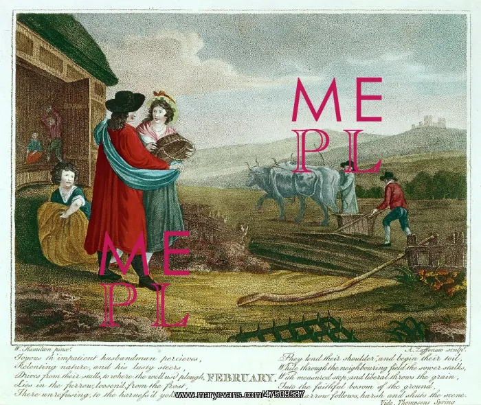 : February ' 18th century harrowing scene : February ' 18th century harrowing scene
