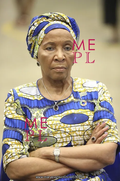 : February 25 2020 Zanele Mbeki during the public : February 25 2020 Zanele Mbeki during the public