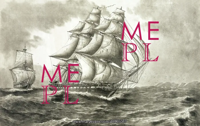 : February 28, 1815 - U.S.S. Constitution towing : February 28, 1815 - U.S.S. Constitution towing