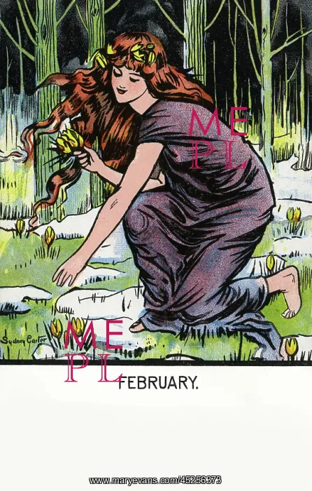 : February. Goddess Juno : February. Goddess Juno