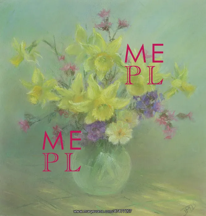 : February Gold ? daffodils etc in a vase : February Gold ? daffodils etc in a vase