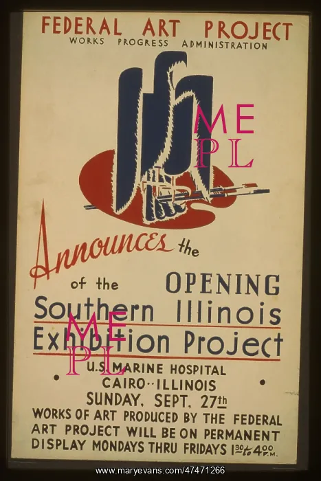 : Federal Art Project, Works Progress Administration, announce : Federal Art Project, Works Progress Administration, announce
