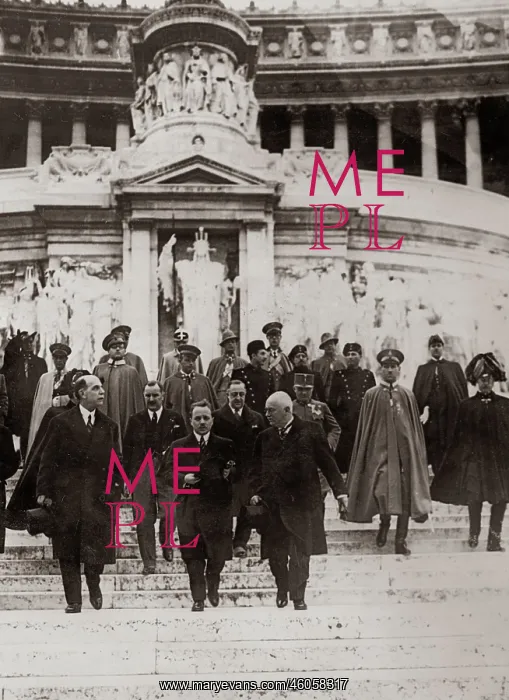 : Federal chancellor Dollfuss in Rome : Federal chancellor Dollfuss in Rome