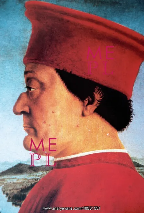 : Federico III da Montefeltro (1422-1482). Portrait by Piero d : Federico III da Montefeltro (1422-1482). Portrait by Piero d