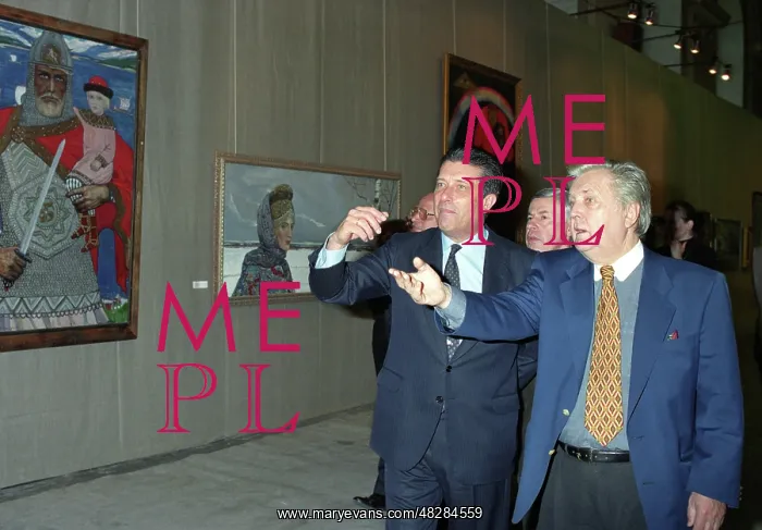 : Federico Mayor and Ilya Glazunov, 1994 : Federico Mayor and Ilya Glazunov, 1994