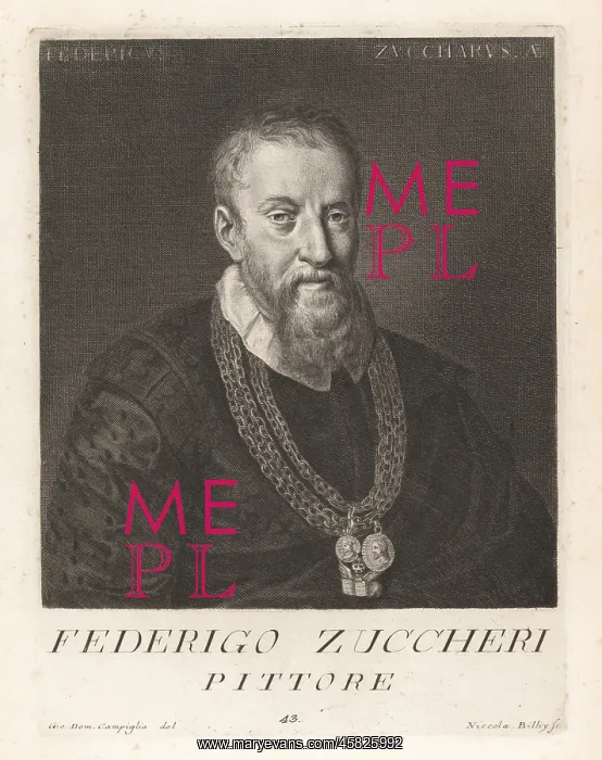 : Federico Zuccaro, Italian Mannerist painter, 1542-1609 : Federico Zuccaro, Italian Mannerist painter, 1542-1609