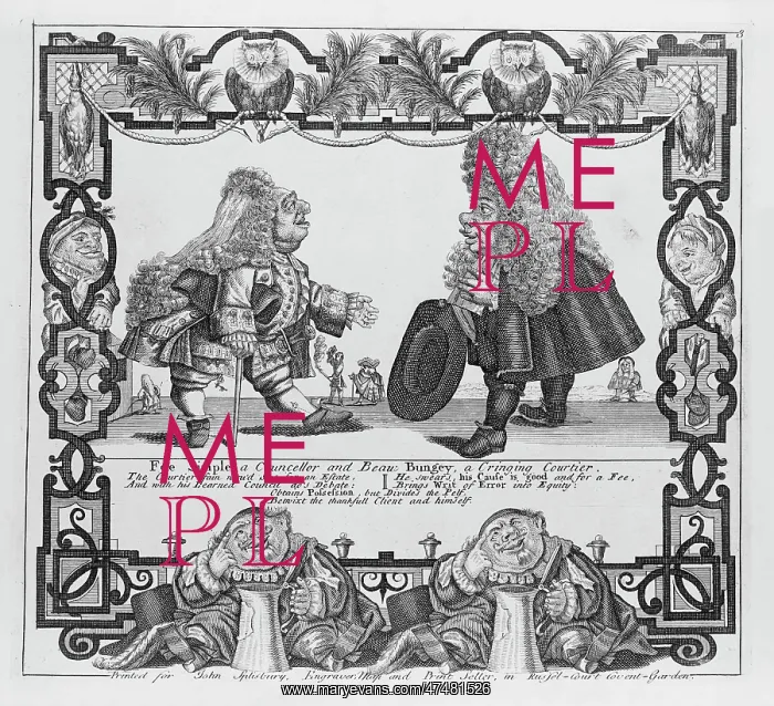 : Fee Simple, a councellor and Beau Bungey, a cringing courtie : Fee Simple, a councellor and Beau Bungey, a cringing courtie