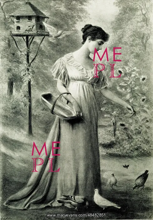  : Feeding the Doves, a Living Picture