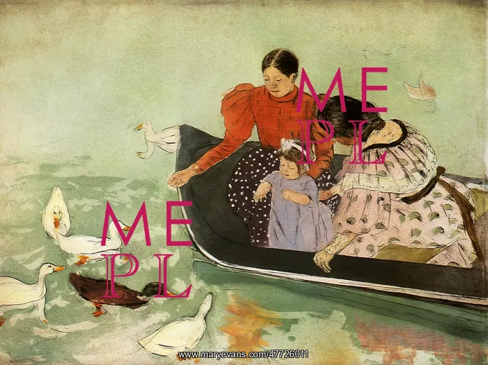  : Feeding the Ducks, by Cassatt