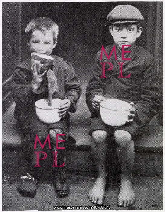 : Feeding the Poor Boys in London 1906 : Feeding the Poor Boys in London 1906