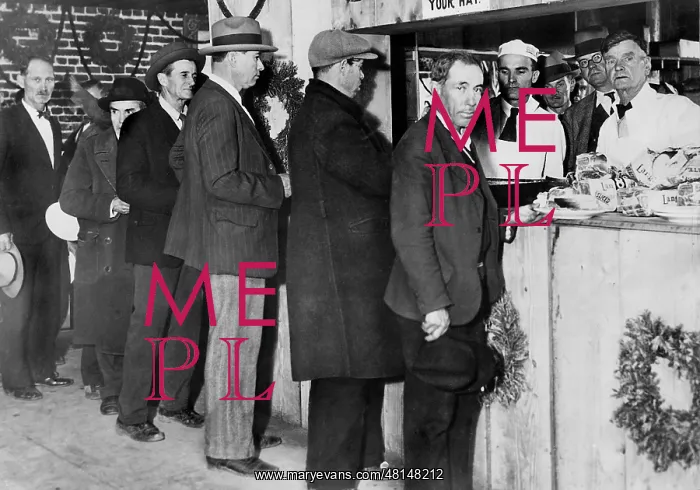 : Feeding of the unemployed during the Great Depression, 1932 : Feeding of the unemployed during the Great Depression, 1932
