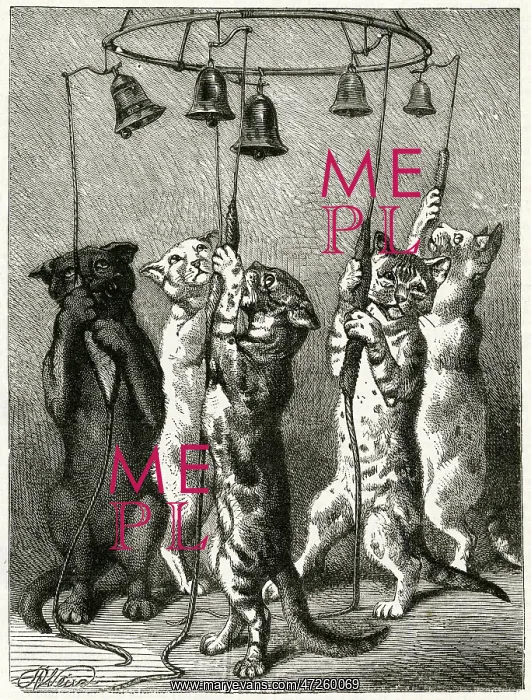: FELINE BELL-RINGERS 1875 : FELINE BELL-RINGERS 1875