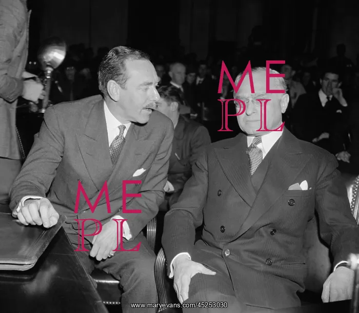 : Felix Frankfurter (right) with his counsel Dean : Felix Frankfurter (right) with his counsel Dean