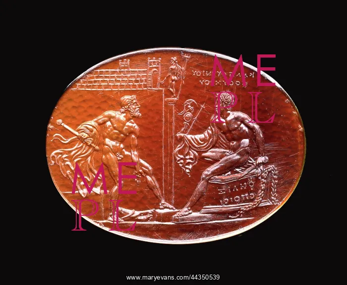 : Felix gem. Felix Gem, shows Ulysses and Diomedes seizing an image of Athena : Felix gem. Felix Gem, shows Ulysses and Diomedes seizing an image of Athena