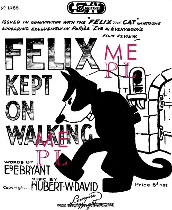: Felix kept on walking - Music Sheet Cover : Felix kept on walking - Music Sheet Cover