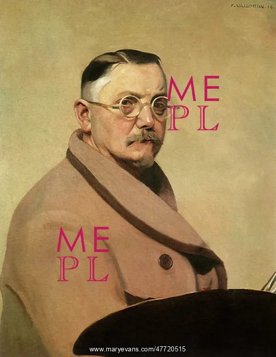  : Felix Vallotton, self-portrait