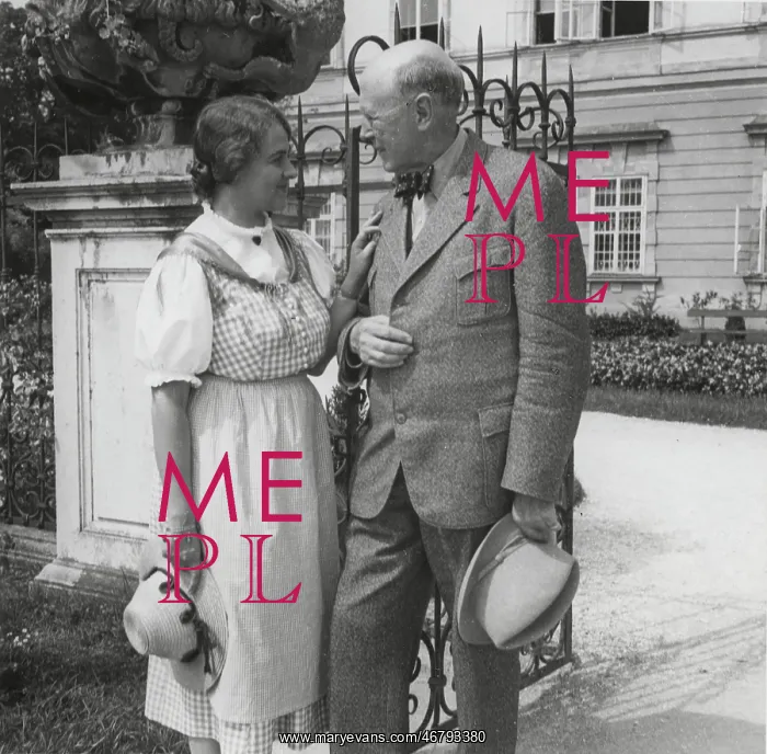 : Felix Weingartner with his wife Carmen Studer : Felix Weingartner with his wife Carmen Studer
