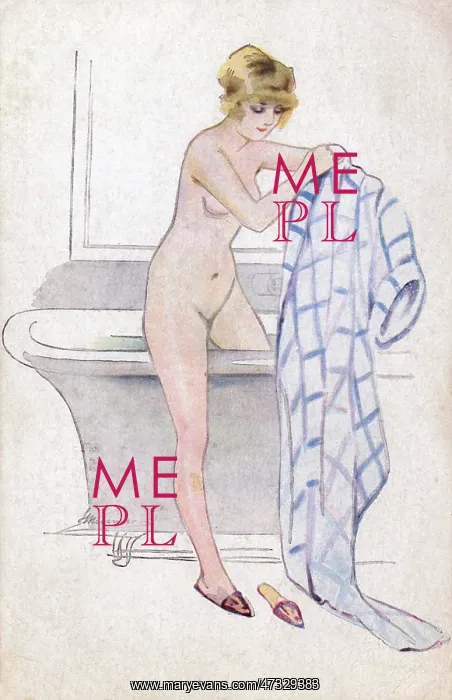  : FEMALE IN BATH C1910