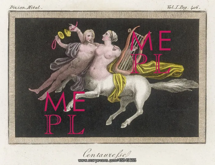 : Female Centaur - Harp : Female Centaur - Harp