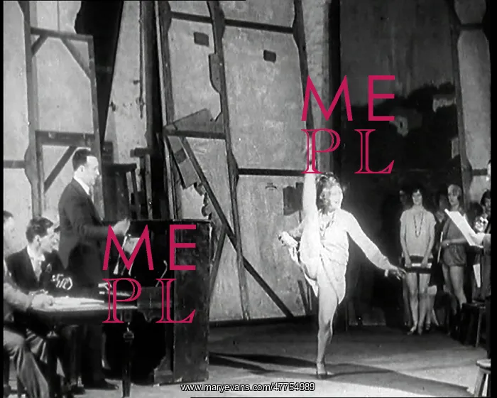 : A Female Civilian Performing A Dance Routine : A Female Civilian Performing A Dance Routine
