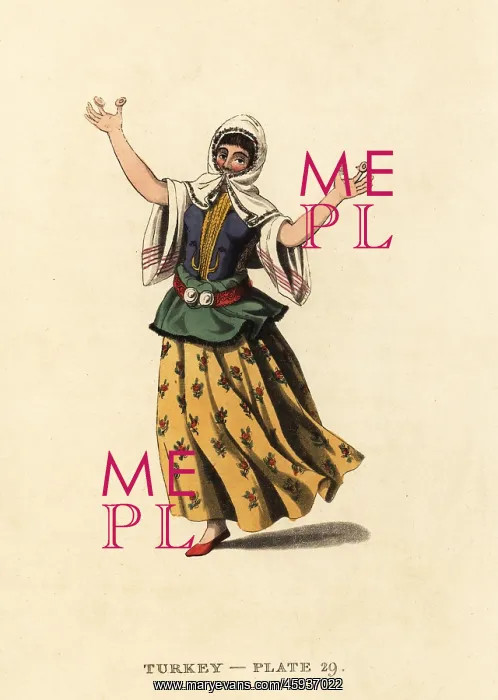 : Female dancer of Constantinople : Female dancer of Constantinople