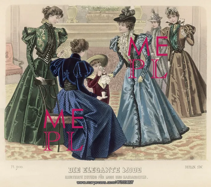 : FEMALE DRESS OF 1896 : FEMALE DRESS OF 1896