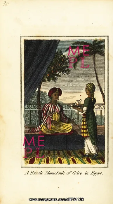 : A female Mamelouk of Cairo in Egypt, 1818 : A female Mamelouk of Cairo in Egypt, 1818