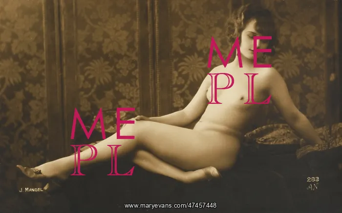 : FEMALE NUDE 1920'S : FEMALE NUDE 1920'S