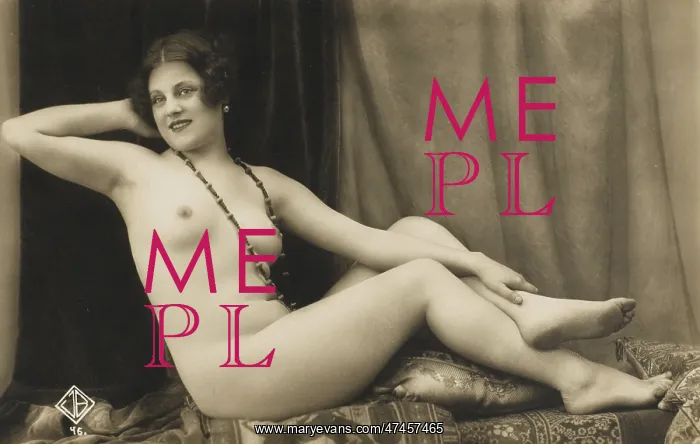 : FEMALE NUDE 1920'S : FEMALE NUDE 1920'S