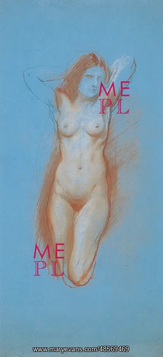 : Female Nude Kneeling : Female Nude Kneeling