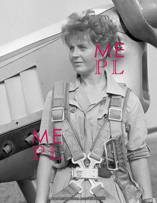 : Female pilot - Eva Kaprasova - aviator : Female pilot - Eva Kaprasova - aviator