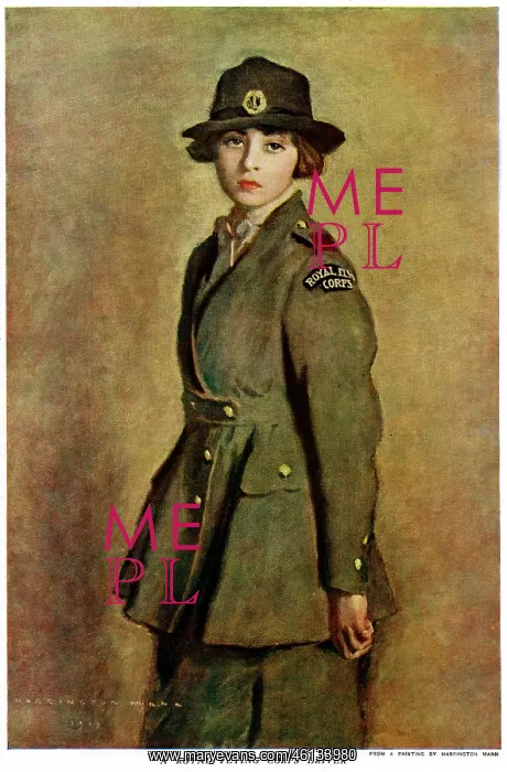 : Female royal flying corps driver 1918 : Female royal flying corps driver 1918