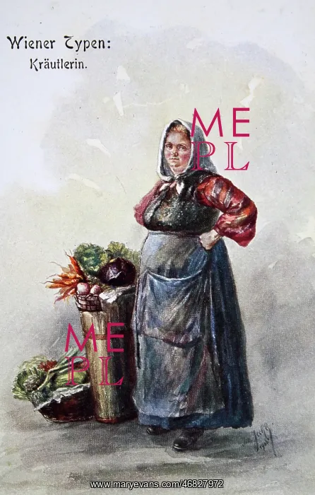 : Female seller of herbs : Female seller of herbs