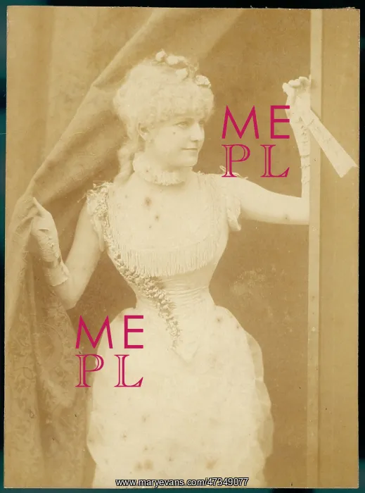 : Female Type - Actress? - 19th century : Female Type - Actress? - 19th century