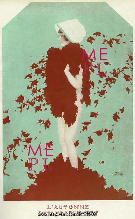 : Female Type - Autumn - 1912 : Female Type - Autumn - 1912