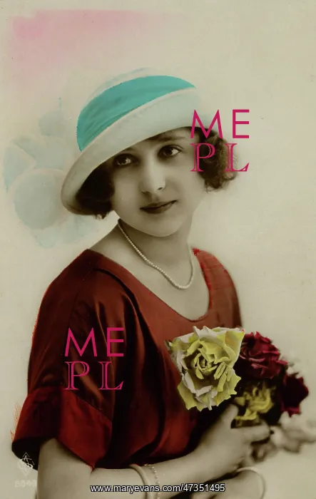  : FEMALE TYPE WITH ROSES